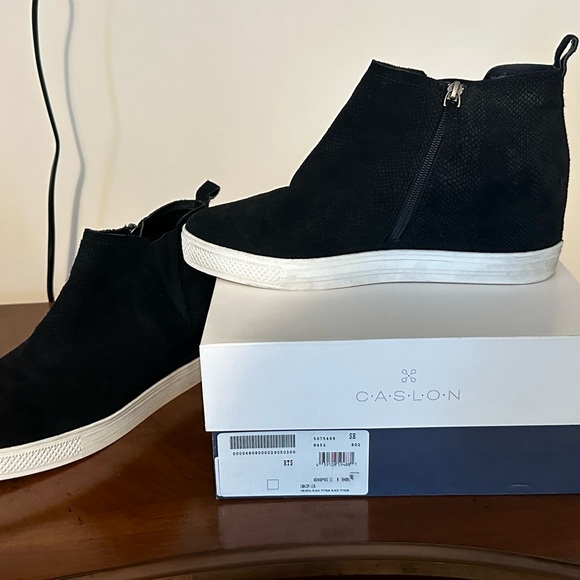 Caslon Black Aidy water resistant wedge sneakers with box. - Picture 3 of 6